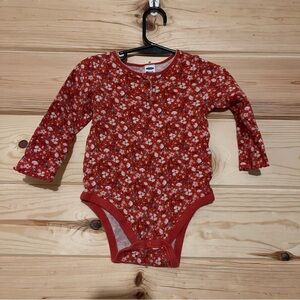 Old Navy Floral Cotton Onesie